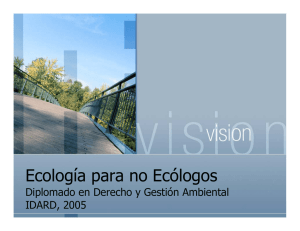 Ecología para no Ecólogos