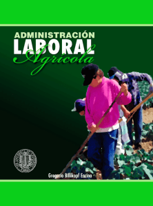 libro administración laboral agrícola