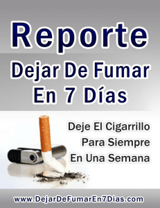 Reporte Dejar De Fumar En 7 Días