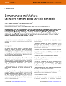 Streptococcus gallolyticus: un nuevo nombre para un viejo conocido