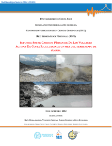 informe sobre cambios físicos de de los volcanes activos de costa