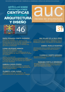 científicas arquitectura y diseño - Universidad Católica de Santiago