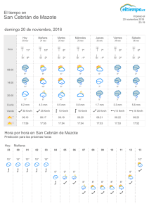 El Tiempo en San Cebrián de Mazote