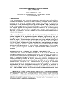 comision interamericana de derechos humanos resolucion 9/2013