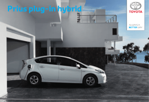 Prius plug-in hybrid - Toyota Sala de prensa
