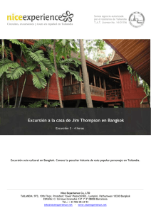 Excursión a la casa de Jim Thompson en Bangkok