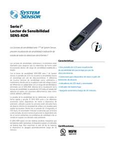 Serie i3 Lector de Sensibilidad SENS-RDR