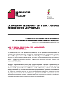 LA INYECCIÓN DE DROGAS – VIH Y SIDA – JÓVENES