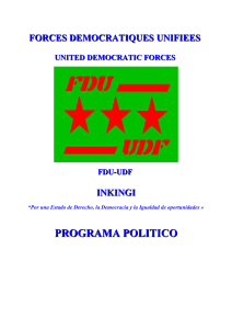 forces democratiques unifiees