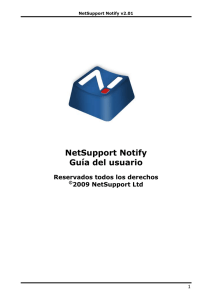 NetSupport Notify Guía del usuario