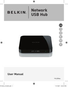 Network USB Hub - Multi Lingual User Manual