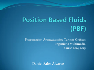 Position Based Fluids (PBF)
