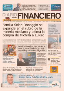 Familia Solari Donaggio se expande en el rubro de la minería
