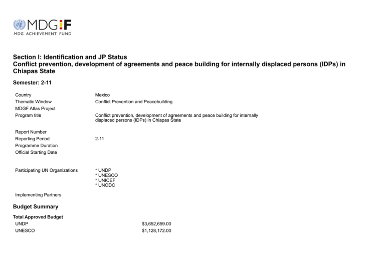 Section I Identification And JP Status Conflict Prevention