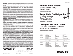 Plastic Bath Waste Trop Plein De Baignoire Desague De tina Laton