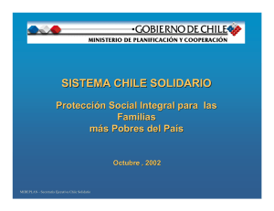 SISTEMA CHILE SOLIDARIO