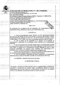 Procedimiento: Concurso Necesario Ordinario 863/2014. Negociado