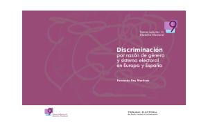 Discriminación por razón de género y sistema electoral en Europa y