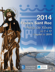 Festes Sant Roc Platja de Xilxes - Ayuntamiento de Chilches/Xilxes