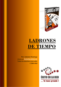 Domingo Antonio – Ladrones De Tiempo