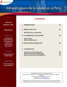 Boletín Infraestructura de la Calidad 2013