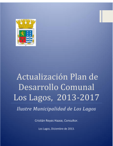 Actualización Plan de Desarrollo Comunal Los Lagos, 2013-2017
