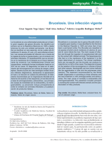 Brucelosis. Una infección vigente