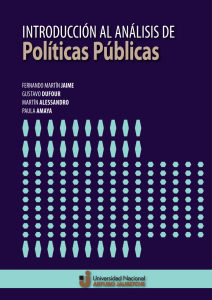 Introducción al análisis de políticas públicas | JAIME Y OTROS