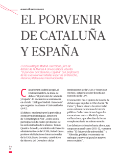 El porvenir de Cataluña y España - e-Archivo Principal