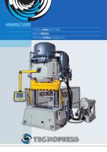 HB600-1000 Prensa para ladrillos