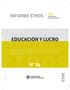 EDUCACIÓN Y LUCRO - Universidad Alberto Hurtado