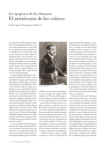 El aristócrata de los críticos - Revista de la Universidad de México