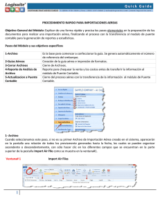 PROCEDIMIENTO RAPIDO PARA IMPORTACIONES AEREAS