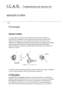 | . C ..A D . - Tratamientos de varices sin