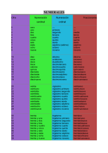 NUMERALES