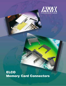 ELCO Memory Card Connectors