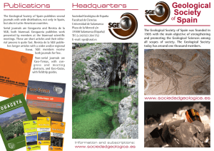 Geological Society Spain - Sociedad Geológica de España