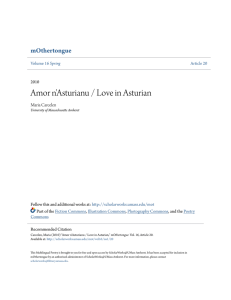 Amor n`Asturianu / Love in Asturian