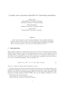 A simple exact separation algorithm for 2