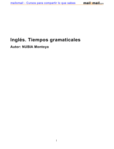 1. Inglés. Tiempos gramaticales