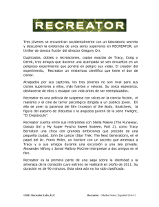 Recreator Media Notes Spanish 12-6-11