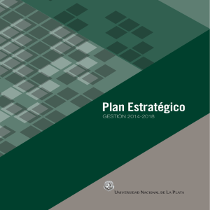 Plan Estratégico - Universidad Nacional de La Plata