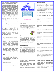 Newsletter - Little Steps Daycare Preschool