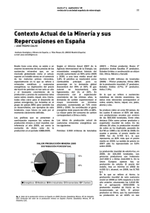 Contexto Actual de la Minería y sus Repercusiones en España