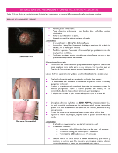 lesiones benignas, premalignas y tumores malignos de piel (parte i)