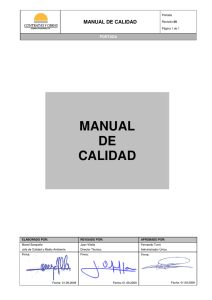 manual de calidad - Contratas y Obras