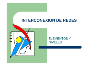 INTERCONEXION DE REDES