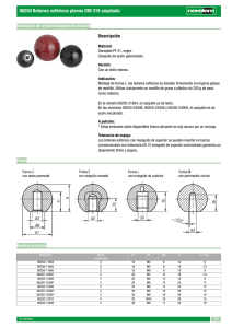 06250 Botones esféricos planos DIN 319 ampliada