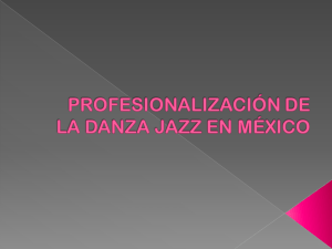 profesionalización de la danza jazz en méxico
