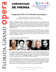 Temporada 2013-14 de Florida Grand Opera